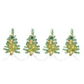 Juletrær med lys 80 LED 55 cm 4-pk.